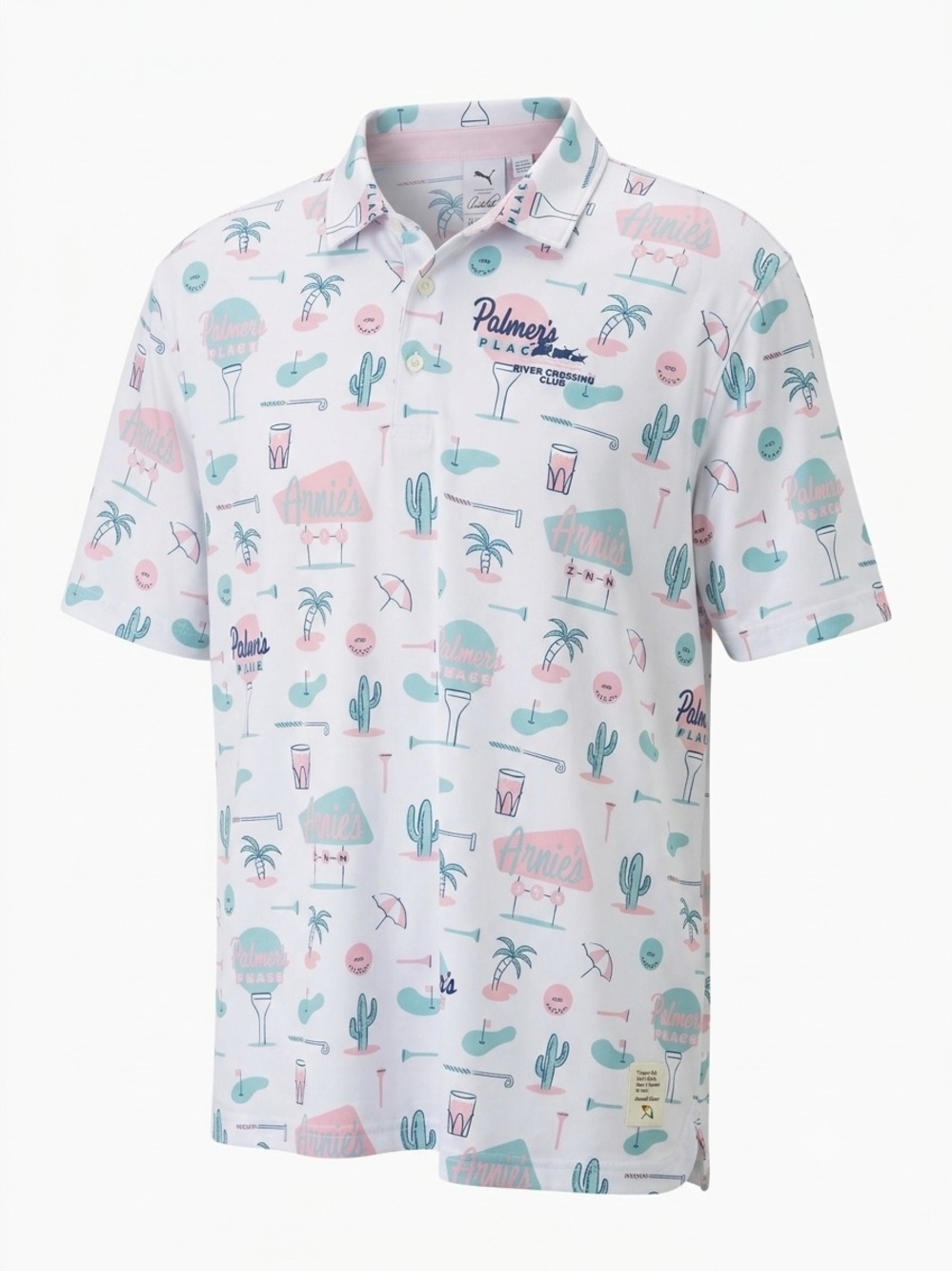 Puma x Arnold Palmer CLOUDSPUN Golf Retro Polo Shirt Mens XXL 2XL Palmers Place
